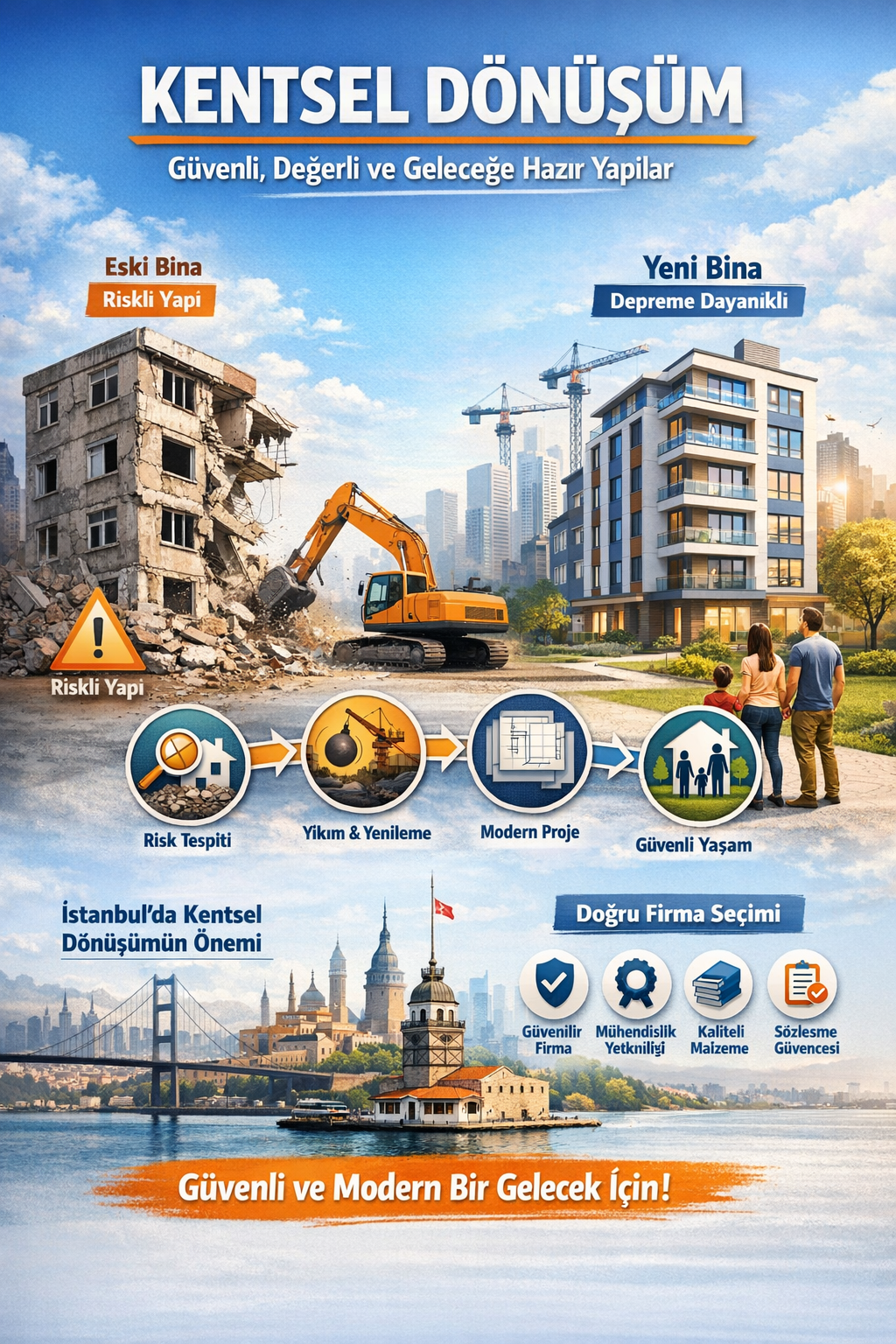 Kentsel Dönüşüm: Güvenli, Değerli ve Geleceğe Hazır Yapılar